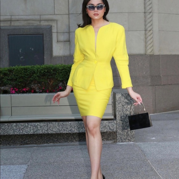 THIERRY MUGLER suit & skirt 1980s archival piece - Picture 2 of 7